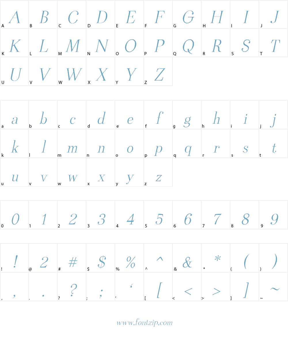 Rudolphin Font Character
